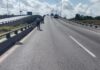 Desarrolla Gobierno Municipal trabajo de limpieza en el puente Miguel Ángel