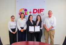 Firma DIF-Reynosa convenio de colaboración con Hampton Inn Reynosa Zona Industrial
