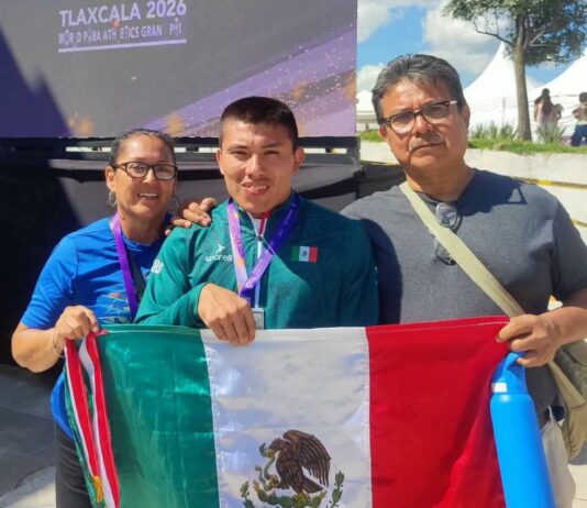Carlos Peña Ortiz reconoce a atleta reynosense por conquistar plata en el Grand Prix Mundial de Para Atletismo