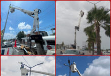 Gobierno de Reynosa amplía mantenimiento del alumbrado público en toda la ciudad