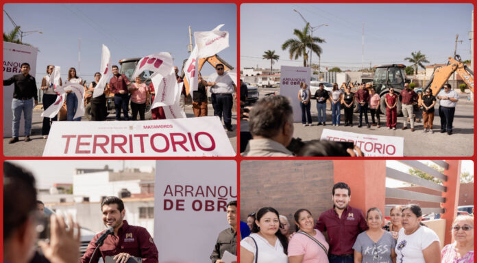 Inician rehabilitación de agua potable y drenaje sanitario en la colonia Doctores de Matamoros