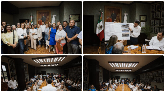 Alcalde Beto Granados atiende petición de vecinos de Paseo Residencial sobre área verde