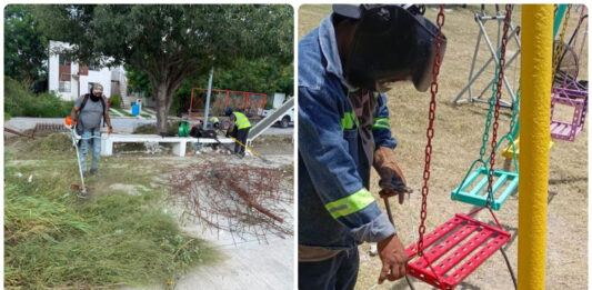 Mejora Gobierno de Reynosa espacios públicos con acciones permanentes de mantenimiento