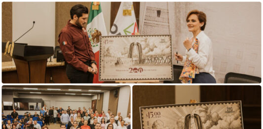 Presentan timbre postal del Bicentenario de Matamoros que recorrerá México y el mundo