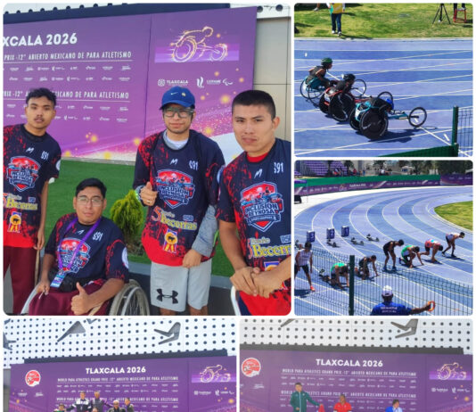 Carlos Peña Ortiz reconoce a paratletas de Reynosa por su éxito en el Grand Prix Mundial de Tlaxcala