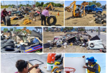 Refuerza Gobierno de Beto Granados acciones de limpieza y rehabilitación en Los Presidentes