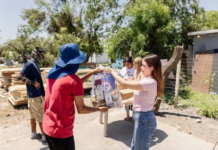 DIF Matamoros responde con apoyo humanitario a familia afectada por incendio
