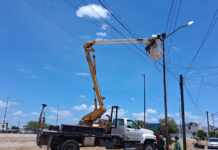 Alumbra Gobierno de Reynosa a Villa Florida y Rincón de las Flores