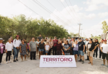 Beto Granados da banderazo de arranque a obras de pavimentación en la colonia La Estrella