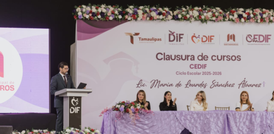 Más de 450 alumnos concluyen talleres del CEDIF en Matamoros
