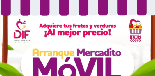 DIF Matamoros pondrá en marcha el programa “Mercadito Móvil” para acercar alimentos a bajo costo