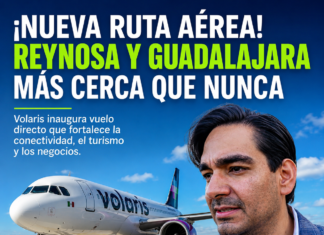 Volaris inaugura ruta directa entre Reynosa y Guadalajara para fortalecer la conectividad aérea