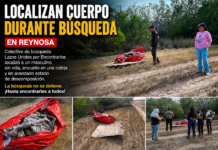 Colectivo reporta hallazgo de un hombre sin vida durante búsqueda en zona rural de Reynosa