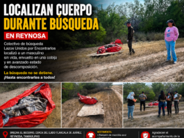 Colectivo reporta hallazgo de un hombre sin vida durante búsqueda en zona rural de Reynosa