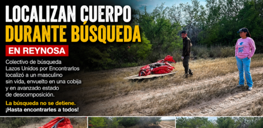 Colectivo reporta hallazgo de un hombre sin vida durante búsqueda en zona rural de Reynosa