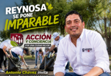 Antonio Chávez invita a la ciudadanía a sumarse al programa “Acción y Conciencia” en Reynosa