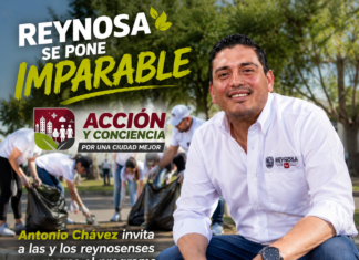 Antonio Chávez invita a la ciudadanía a sumarse al programa “Acción y Conciencia” en Reynosa