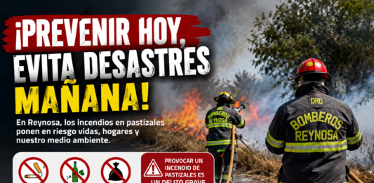 Protección Civil llama a prevenir incendios en Reynosa