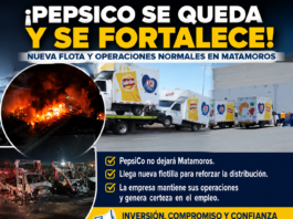PepsiCo reafirma permanencia en Matamoros y fortalece su operación con nueva flotilla