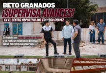 Supervisa Beto Granados avances en la rehabilitación del Centro Deportivo Ing. Eduardo Chávez