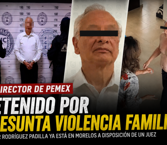 Exdirector de Pemex es trasladado a Morelos tras ser detenido por investigación por presunta violencia familiar