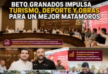 Beto Granados impulsa turismo, rehabilita espacios deportivos y proyecta obras viales para Matamoros