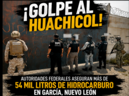 Asegura FGR más de 54 mil litros de hidrocarburo en cateo realizado en García, Nuevo León