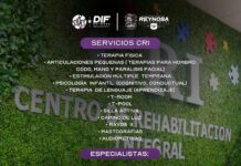 Ofrece DIF-Reynosa servicios de rehabilitación a la población a través del CRI