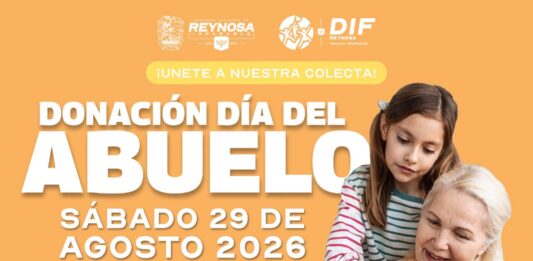 Convoca DIF-Reynosa a participar en colecta del Día del Abuelo