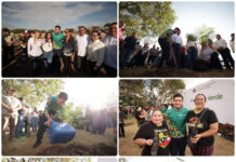 Beto Granados participa en Jornada Nacional de Reforestación con plantación de 100 árboles en Matamoros