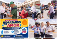 DIF Matamoros lleva hidratación gratuita a calles y colonias ante altas temperaturas