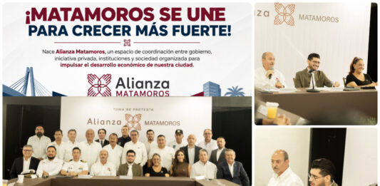 Beto Granados encabeza toma de protesta de Alianza Matamoros para fortalecer desarrollo económico