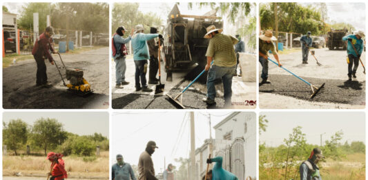 Gobierno de Beto Granados refuerza mejoramiento vial y mantenimiento de espacios públicos en Matamoros