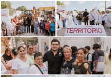 Beto Granados pone en marcha pavimentación de la calle SNTE en Las Culturas
