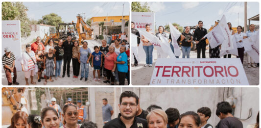 Beto Granados pone en marcha pavimentación de la calle SNTE en Las Culturas