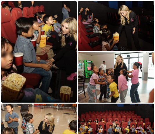 DIF Matamoros brinda tarde de cine a niñas y niños de la Casa Hogar