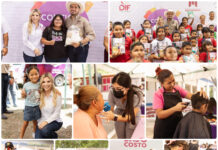 DIF Matamoros lleva apoyos escolares y servicios asistenciales al ejido El Ebanito