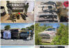 Ejército y Guardia Nacional aseguran armamento, cartuchos y vehículos en tres municipios de Tamaulipas