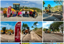 Beto Granados impulsa rehabilitación de vialidades en el Ejido El Ebanito