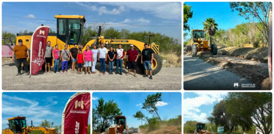 Beto Granados impulsa rehabilitación de vialidades en el Ejido El Ebanito