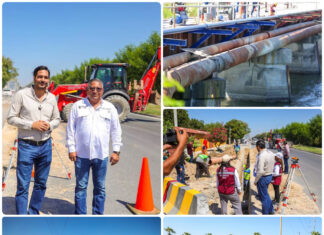 Reynosa avanza en obras de drenaje y agua potable para atender problemas en distintos sectores