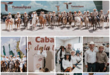Beto Granados acompaña a Américo Villarreal en Cabalgata de la Unidad en Ciudad Victoria