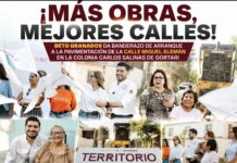 Inicia Beto Granados pavimentación de la calle Miguel Alemán en la colonia Carlos Salinas de Gortari