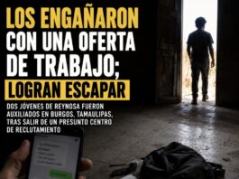 Jóvenes de Reynosa escapan de presunto centro de reclutamiento criminal y reciben auxilio en Burgos