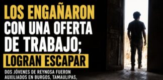 Jóvenes de Reynosa escapan de presunto centro de reclutamiento criminal y reciben auxilio en Burgos