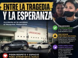 Dos menores evolucionan favorablemente tras accidente en carretera al Mezquital; una niña sigue delicada