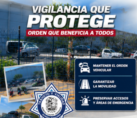 Tránsito de Reynosa aclara que operativo en Parque Industrial Intermex responde a solicitud formal de la administración