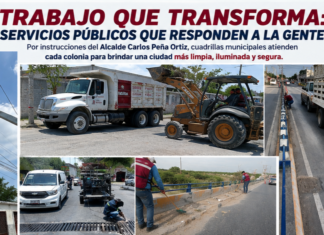 Gobierno de Reynosa intensifica acciones de mantenimiento urbano para mejorar servicios públicos