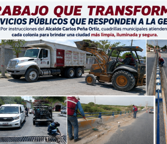 Gobierno de Reynosa intensifica acciones de mantenimiento urbano para mejorar servicios públicos
