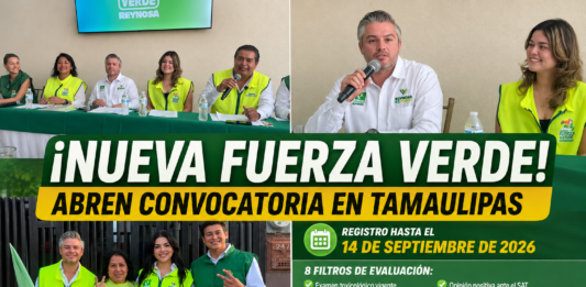 Partido Verde abre registro en Tamaulipas para integrar nuevos perfiles a su estructura